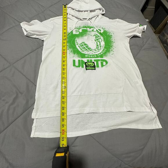 ecko unltd Short sleeve hoodie Mens Large - Picture 5 of 8